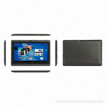 7-inch Tablet PC, A13 Cortex A8 1.2G, Nano Flash 4GB TF Card to 32GB DDR512M